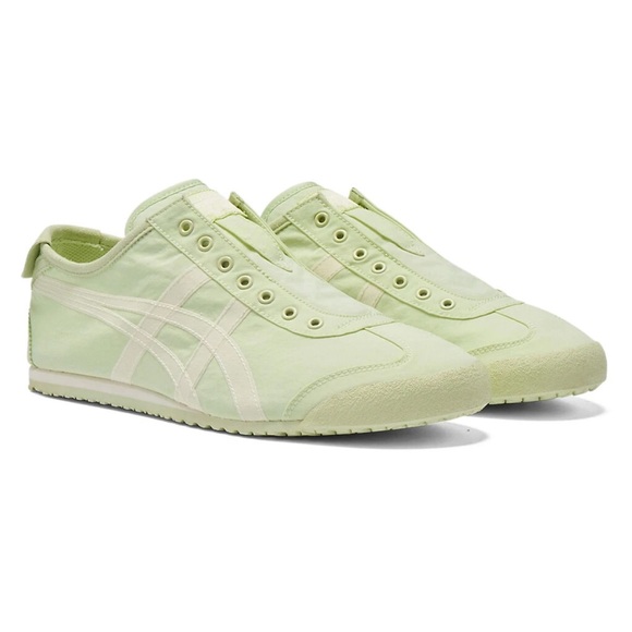 Onitsuka Tiger by Asics Other - Onitsuka Tiger by ASICS Mexico 66 Slip On Green Cream Sneakers NWOT